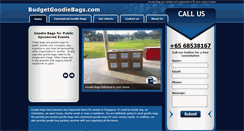 Desktop Screenshot of budgetgoodiebags.com